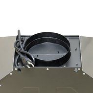 Golden Vantage 30&ldquo; Stainless Steel Wall Mount Black Surface LED Light Strip Lamp Touch Control Kitchen Cooking...