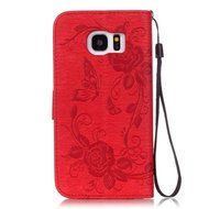 Samsung Galaxy S7 Edge Case, UNEXTATI Wallet Case for Samsung Galaxy S7 Edge, PU Leather Case with Wrist strap... N231