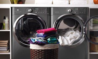 Electrolux Laundry Bundle | Electrolux EIFLS60LT Washer &amp; Electrolux EIMGD60LT Gas Dryer - Titanium