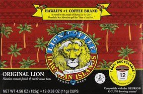 Lion Coffee Original Flavor for Keurig K-cup Machines (12 Cups/box) N2