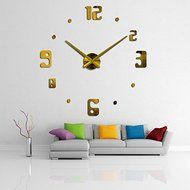 EverTrust(TM) Hot New Wall Clock Modern Design Clocks Quartz Watch Needle Acrylic Mirror Diy Sticker 3d Stickers...