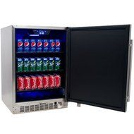 EdgeStar 5.49 Cu. Ft. 142 Can Stainless Steel Outdoor Beverage Cooler N2