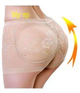 Gotoly Women Lace Padded Seamless Butt Hip Enhancer Shaper Panties Underwear
