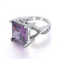 Especial Tourmaline White Topaz Gemstone Silver Jewelry New Ring Size 6 7 8 9 (7)