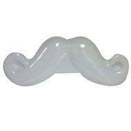 CK Products 49-6100 Plastic Mustache Cake Pan, White