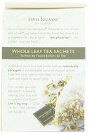Two Leaves Tea CompanyOrganic Chamomile Herbal Tea, 15-Count Boxes (Pack of 6) 22.5g