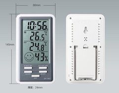 Sekway Electronic Digital Indoor/Outdoor Hygrometer Thermometer and Humidity Sensor with arlm clock N2