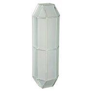 Besa Lighting 304604 2X60W A19 Prismo 16 Wall Sconce with Frost/Clear Glass by Besa