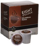 Eight O'Clock Colombian Peaks Medium Roast Coffee K-Cup Packs - 18 CT N7