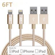 Lightning Cable, VP 2Pack 10 FT iPhone Charger Cord nylon braided for Apple iphone SE, iPhone 7, 6s, 6s+, 6+,... N2