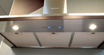Faber SYNT36SS300 36" Synthesis Seamless Canopy Range Hood, Stainless Steel