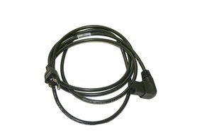 Interpower 70405060234 North American Cord Set, NEMA 5-15 Plug Type, Angled IEC 60320 C13 Connector Type, Black...