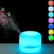 Ikubi 300ml Aromatherapy,Essential Oil Diffuser, Diffuser Portable Ultrasonic Aroma Humidifier with 7 Color Changing... N3