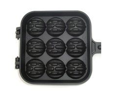 Taiyaki Walnut Shaped Waffle Maker (9 Walnut Waffles) with English Recipe N2