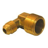 LASCO 17-4933 3/8-Inch Flare by 1/2-Inch Male Pipe Thread Brass 90-Degree Ell/Elbow by LASCO