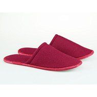 1 Pair Hotel Travel Disposable Slippers Home Guest White Red Blue Slippers N2