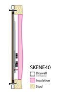 Elite Acoustics SKENE40 True Invisible In-Wall Speakers 40 Watts N3