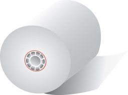 Quality Park Single-Ply Black Image Thermal Paper Calculator and POS/Cash Register Rolls, 3 Inches x 225 Feet,...
