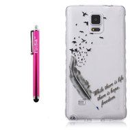 Note 4 Case, Firefish Durable Soft TPU Back Case [Soft-Flex] Drop Protection Scratch-Resistant Cover Skin Protective... N65