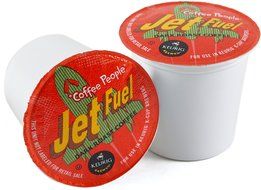 Coffee People Jet Fuel Dark Roast Coffee Keurig K-Cups, 18 Count