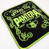 Pantera Green on Black Hardcore Heavy Metal Punk Rock Band Iron on Patch. For Collection with Free Shipping By... N2