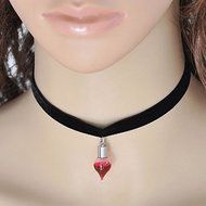 2016 New Design Gothic Vampire Blood Bottle Choker Pendant Halloween Necklace N2