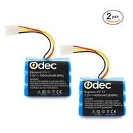 Odec 7.2V Neato Vacuum Battery for Neato XV-11 XV-12 XV-14 XV-15 XV-21, 2 Pack 4000mAh Ni-MH Battery N2