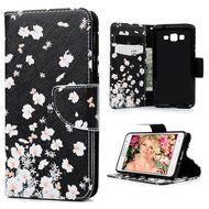 Galaxy Grand Prime Case,Samsung Galaxy Grand Prime Case - Wallet Flip Stand Case PU Leather Case with Shockproof... N5