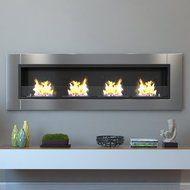 Moda Flame Wraith Ventless Bio Ethanol Wall Mounted Fireplace N2