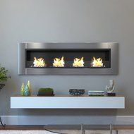 Moda Flame Wraith Ventless Bio Ethanol Wall Mounted Fireplace N3