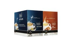 Cafe Escapes Coffee Combo Pack -- CAFE VANILLA &amp; CAFE CARAMEL -- (2 Packs of 24 K-Cups)