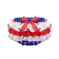 Baby Girl Ruffle Bloomers Pants Diaper Nappy Cover Bottoms Headband Outfit 3-24M