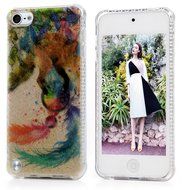 Badalink iPod Touch 5 Case Soft TPU Shockproof Easy Grip Rubber Bumper Frame + PC Back Shell with Color-fading... N10
