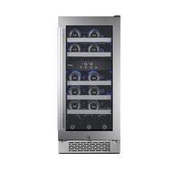 Avallon 23 Bottle 15&quot; Dual Zone Built-In Wine Cooler - Right Hinge