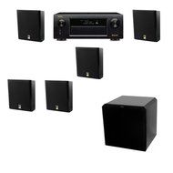 M&amp;K Sound MP150II Wall Mounted Loudspeaker 5.1 HRS12 Denon AVR-X5200W