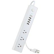 ON 3 AC Outlet Surge Protector Power Strip with 4 USB Charging Station, USB 3.1A Max Output with Level 6 Efficiency... N9