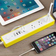 ON 3 AC Outlet Surge Protector Power Strip with 4 USB Charging Station, USB 3.1A Max Output with Level 6 Efficiency... N10