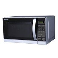 Sharp R-72A1(SM)V 25-Liter 900W Microwave Oven, 220-volt (Non-USA Compliant), Silver