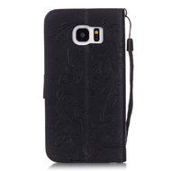 Samsung Galaxy S7 Edge Case, UNEXTATI Wallet Case for Samsung Galaxy S7 Edge, PU Leather Case with Wrist strap... N251