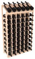 Wine Racks America Ponderosa Pine 6 Column 10 Row Display Top Kit. 13 Stains to Choose From!