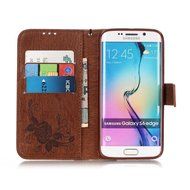 Samsung Galaxy S7 Edge Case, UNEXTATI Wallet Case for Samsung Galaxy S7 Edge, PU Leather Case with Wrist strap... N259