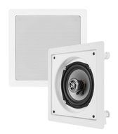 8) VM Audio Shaker 5.25-Inch 125W Square in Ceiling/in Wall Surround Sound Speakers
