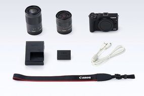 Canon EOS M3 Mirrorless Camera Kit with EF-M 18-55mm Image Stabilization (IS) STM and EF-M 55-200mm Image Stabilization... N6