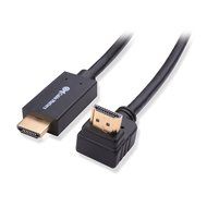 Cable Matters High Speed HDMI Cable with One 90 Degree Elbow 15 Feet - 3D and 4K Resolution Ready N3
