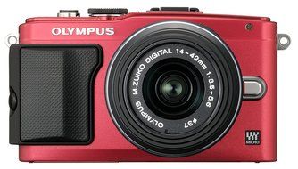 Olympus Mirrorless SLR E-PL6 Body Only (Red) - International Version N39