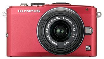 Olympus Mirrorless SLR E-PL6 Body Only (Red) - International Version N40