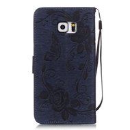 Samsung Galaxy S7 Edge Case, UNEXTATI Wallet Case for Samsung Galaxy S7 Edge, PU Leather Case with Wrist strap... N301