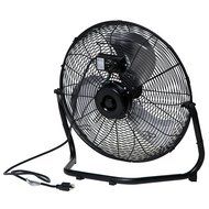 HOMEBASIX LF-20 High Velocity Floor Fan, 20-Inch, Black N8