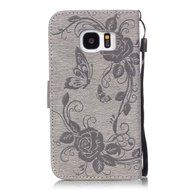 Samsung Galaxy S7 Edge Case, UNEXTATI Wallet Case for Samsung Galaxy S7 Edge, PU Leather Case with Wrist strap... N306