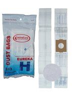 9 Eureka H Canister Vacuum Bags + 3 Filters 52323, Roto-Matic Powerteam Series, Princess, Mighty Mite Vacuum Cleaners... N2